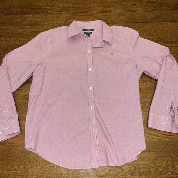 Lot Of 3 Ralph Lauren Button Shirt Men's XL Non-Iron Plaid Long Sleeve - Picture 5 of 6